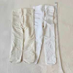 Baby pima cotton tights set of 2 1-2y